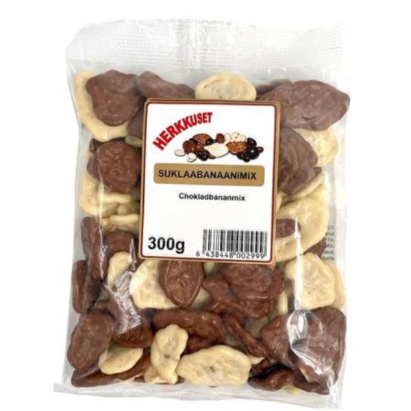 HERKKUSET SUKLAABANAANI MIX 300G