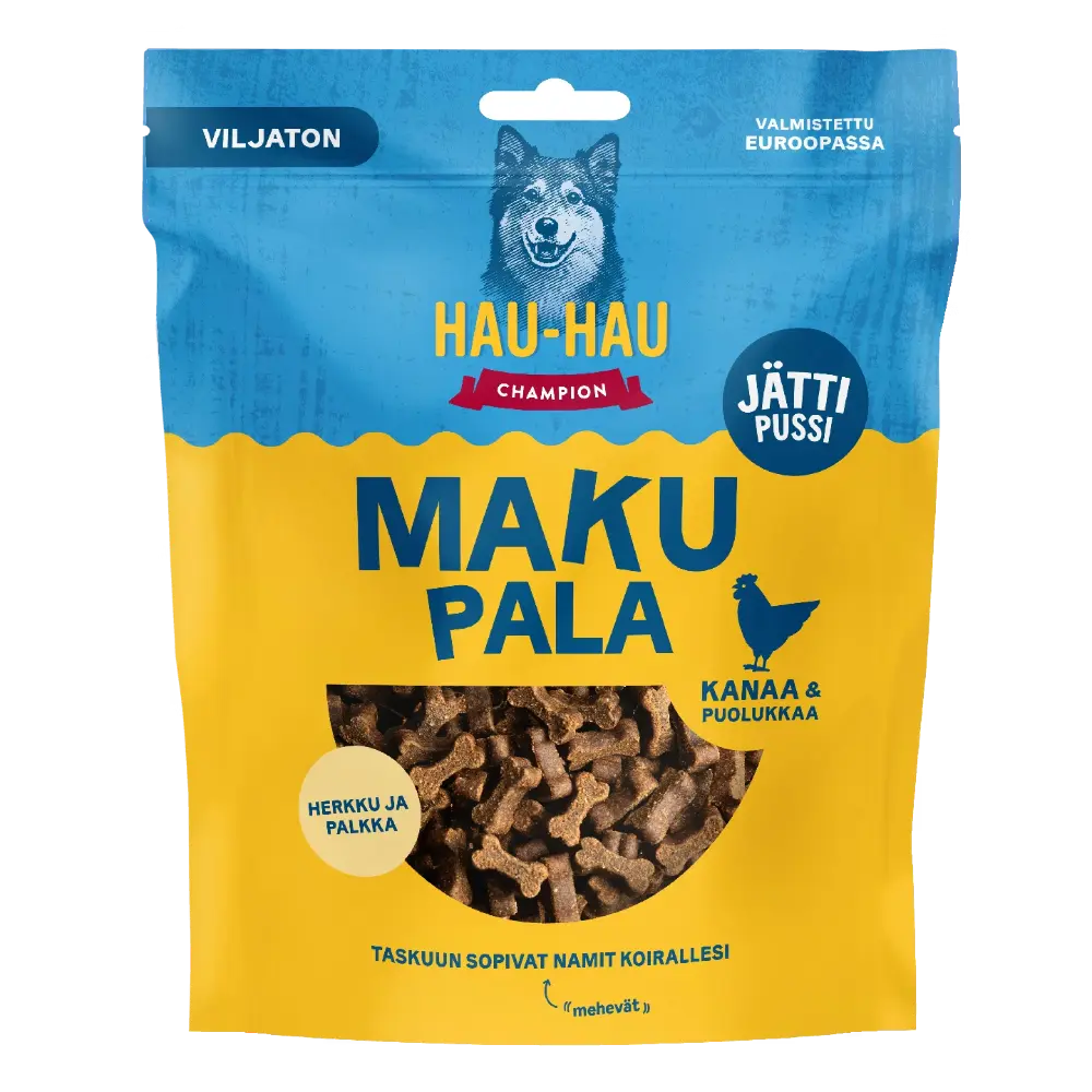 HAU-HAU CHAMPION VILJATON MAKUPALA KANA-PUOLUKKA 500G