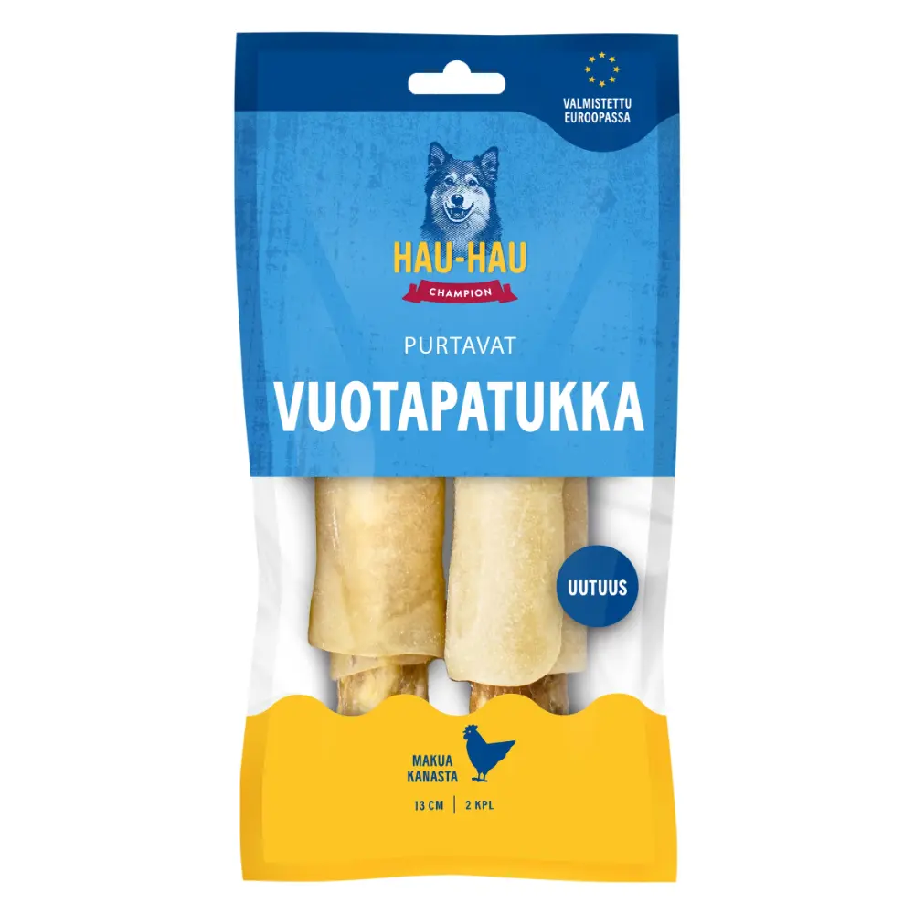 HAU-HAU CHAMPION PURTAVAT VUOTAPATUKKA KANA13CM2KPL100G