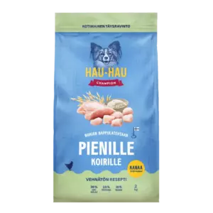HAU-HAU CHAMPION PIENILLE AIKUISILLEKOIRILLE KANARIISIÄKAURA2KG
