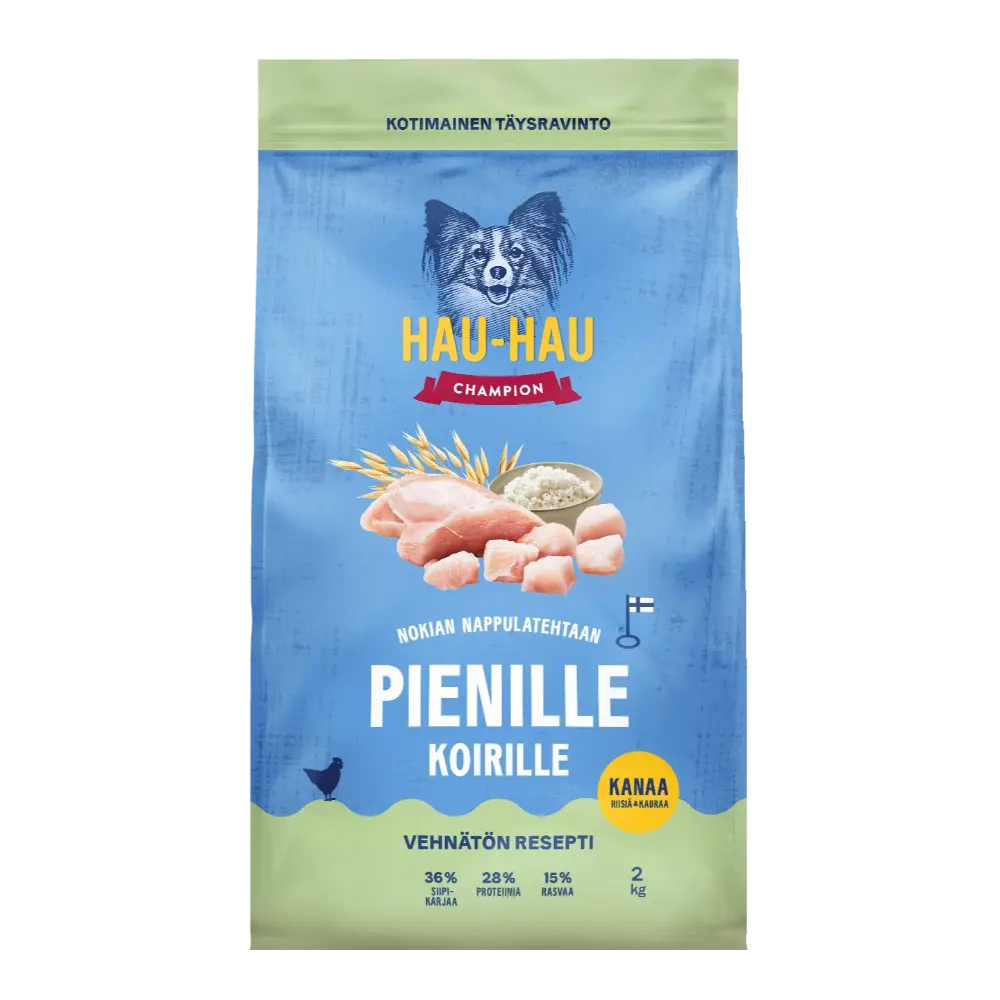 HAU-HAU CHAMPION PIENILLE AIKUISILLEKOIRILLE KANARIISIÄKAURA2KG