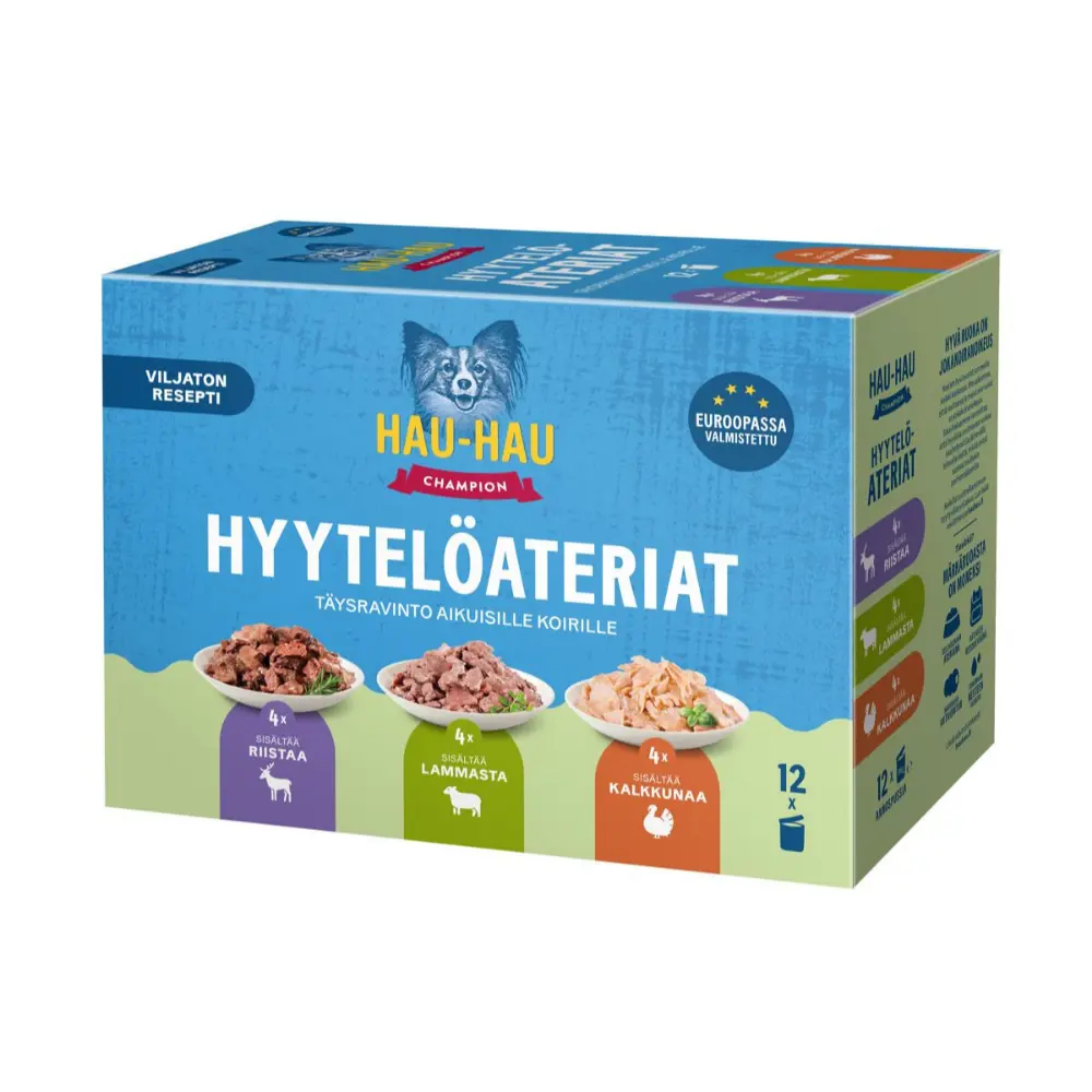 HAU-HAU CHAMPION HYYTELÖLAJITELMA 12X85G