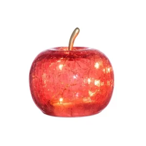 FINNLUMOR LED-OMENA 10 CM PUNAINEN