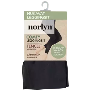 NORLYN COMFY TENCEL LEGGINGS BLACK 40-44 TAI 44-48