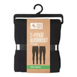 BLACK HORSE PITKÄT ALUSHOUSUT 2PACK XXL