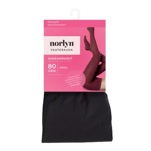 NORLYN 80DEN MUSTA TIGHTS SUKKAHOUSUT