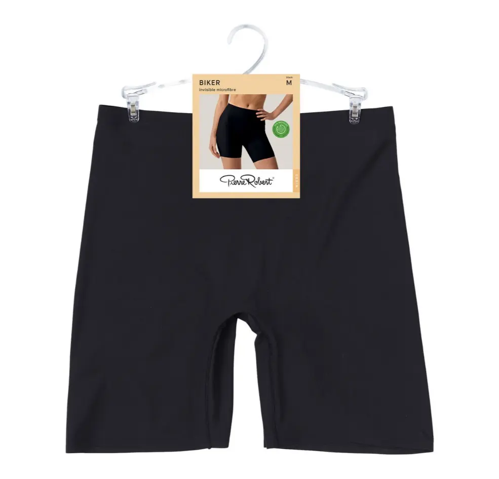 PIERRE ROBERT MIKROKUITU BIKER SHORTSIT MUSTA