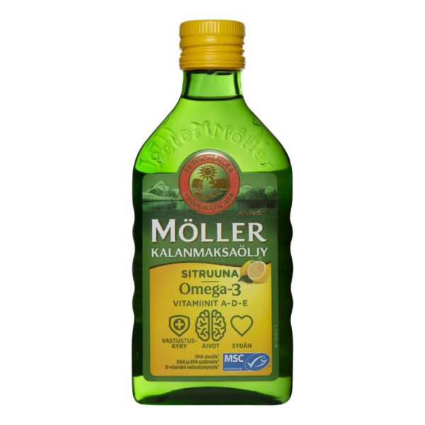 MÖLLER KALANMAKSAÖLJY SITRUUNA 250ML