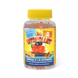 SANA-SOL VITANALLET 90KP OMEGA-3+D-VITAM