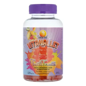 SANA-SOL VITANALLET TUTTIFRUTTI 120KPL