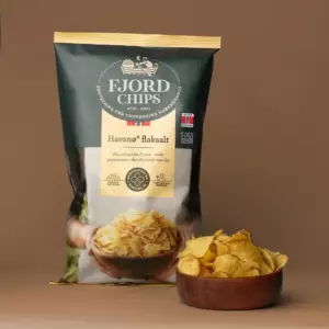 FJORDCHIPS FLAKSALT PERUNALASTU MERISUOLA 150G