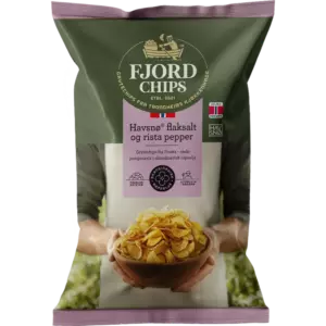 FJORDCHIPS PERUNALASTUT MERISUOLA PIPPURI 150G