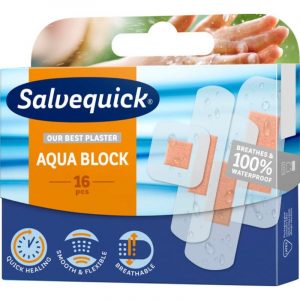 SALVEQUICK AQUA BLOCK 16KPL LAASTARI