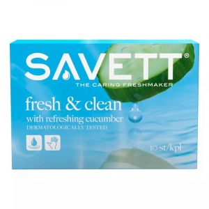 SAVETT FRESH&CLEAN KOSTEUSPYYHE 10KPL