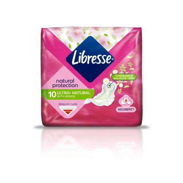 LIBRESSE 10 ULTRA CHAMOMILE AND ALOE VERA NORMAL WING