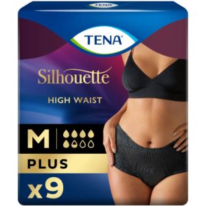 TENA SILHUETTE LADY 9 PANTS M BLACK