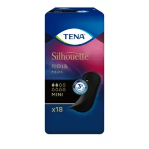 TENA SILHUETTE NOIR MINI INKONTINENSSISIDE 18 KPL