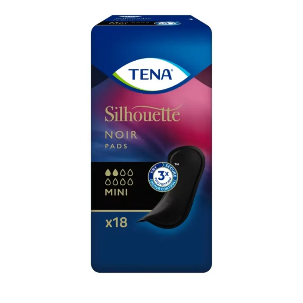 TENA SILHUETTE NOIR MINI INKONTINENSSISIDE 18 KPL