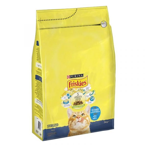 FRISKIES 3KG LOHTA&KASVIKSIA