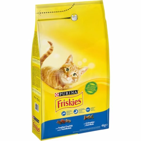FRISKIES 4KG TONNIKALA JA KASVIS