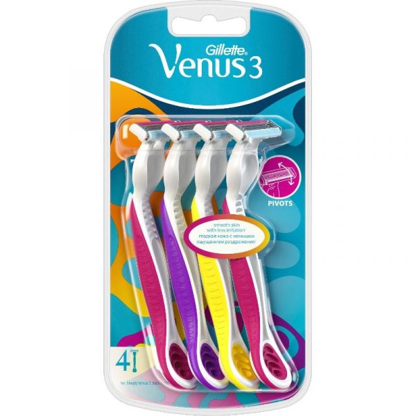 GILLETTE VENUS 3 PLUS 4KPL