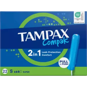 TAMPAX COMPAK SUPER TAMPONI 22KPL