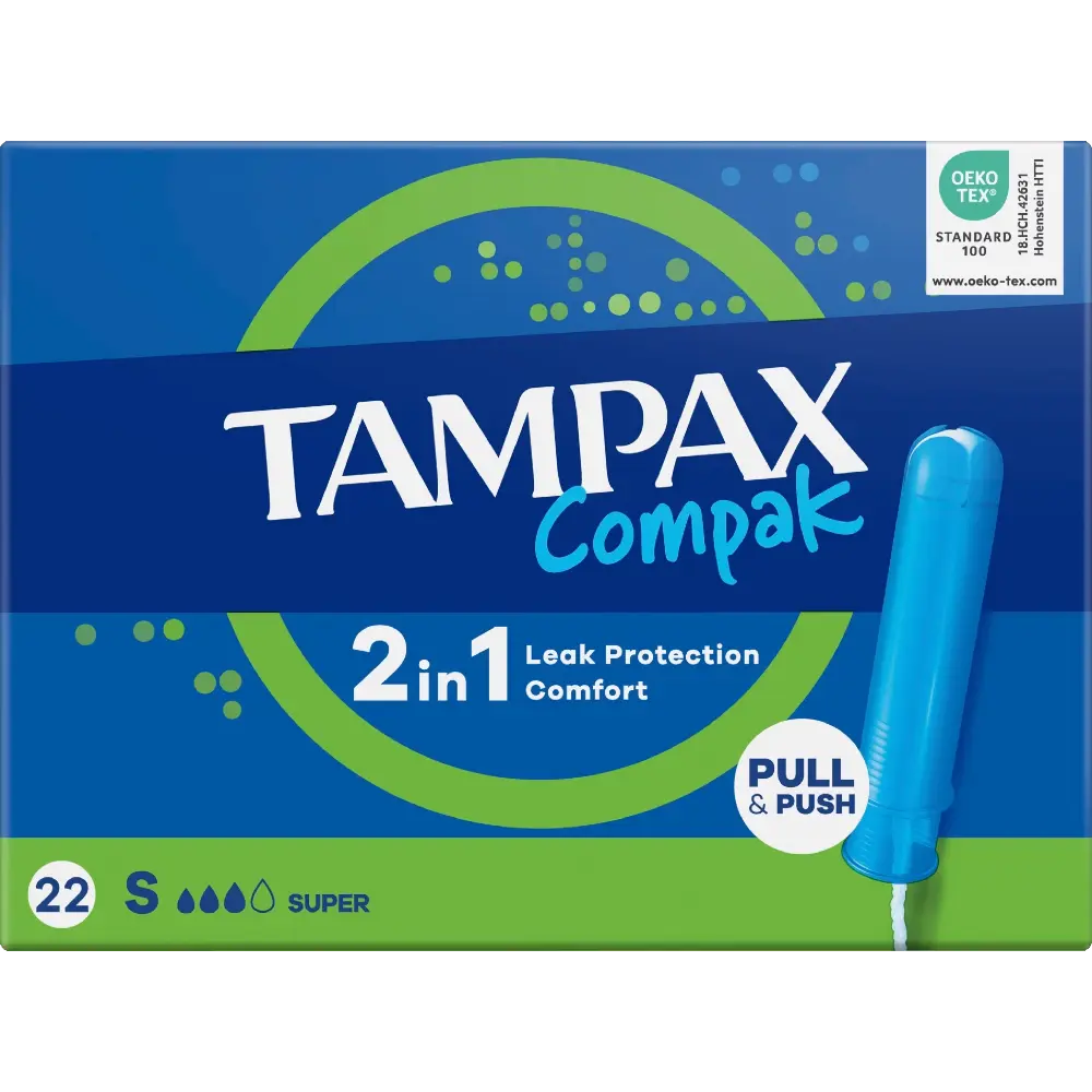 TAMPAX COMPAK SUPER TAMPONI 22KPL