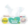 PAMPERS SENSITIVE WIPES 3X52 KPL PUHDISTUSPYYHE