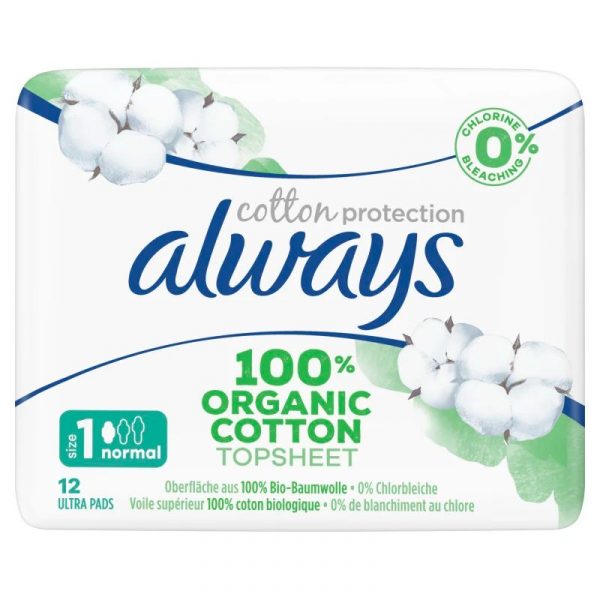 ALWAYS TERVEYSSIDE COTTON NORMAL 12KPL