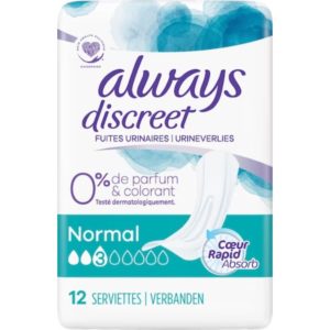 ALWAYS DISCREET NORMAL 12KPL