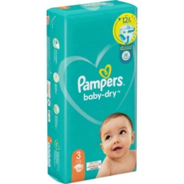 PAMPERS BABY DRY S3 54KPL