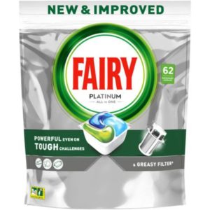 FAIRY PLATINUM 62KPL KONETISKITABLETTI