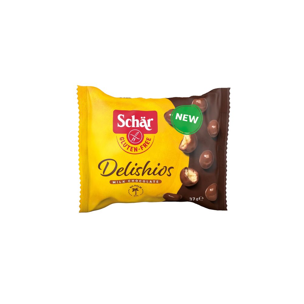 SCHÄR MILK CHOCOLATE DELISHIOS 37G