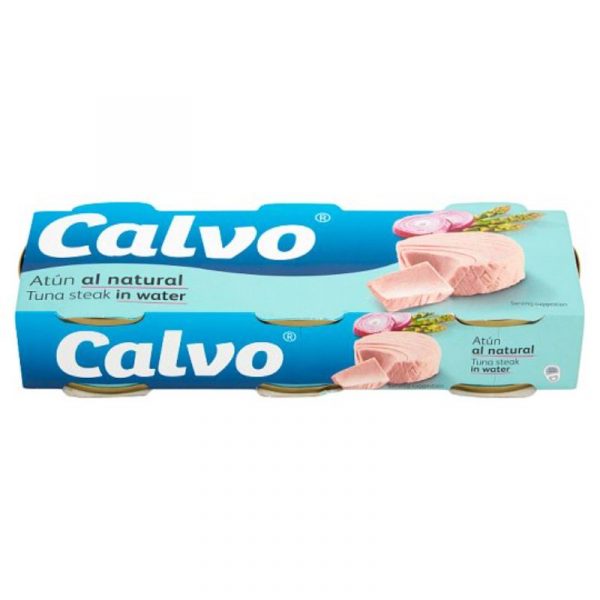 CALVO TONNIKALAA 3X80G VEDESSÄ