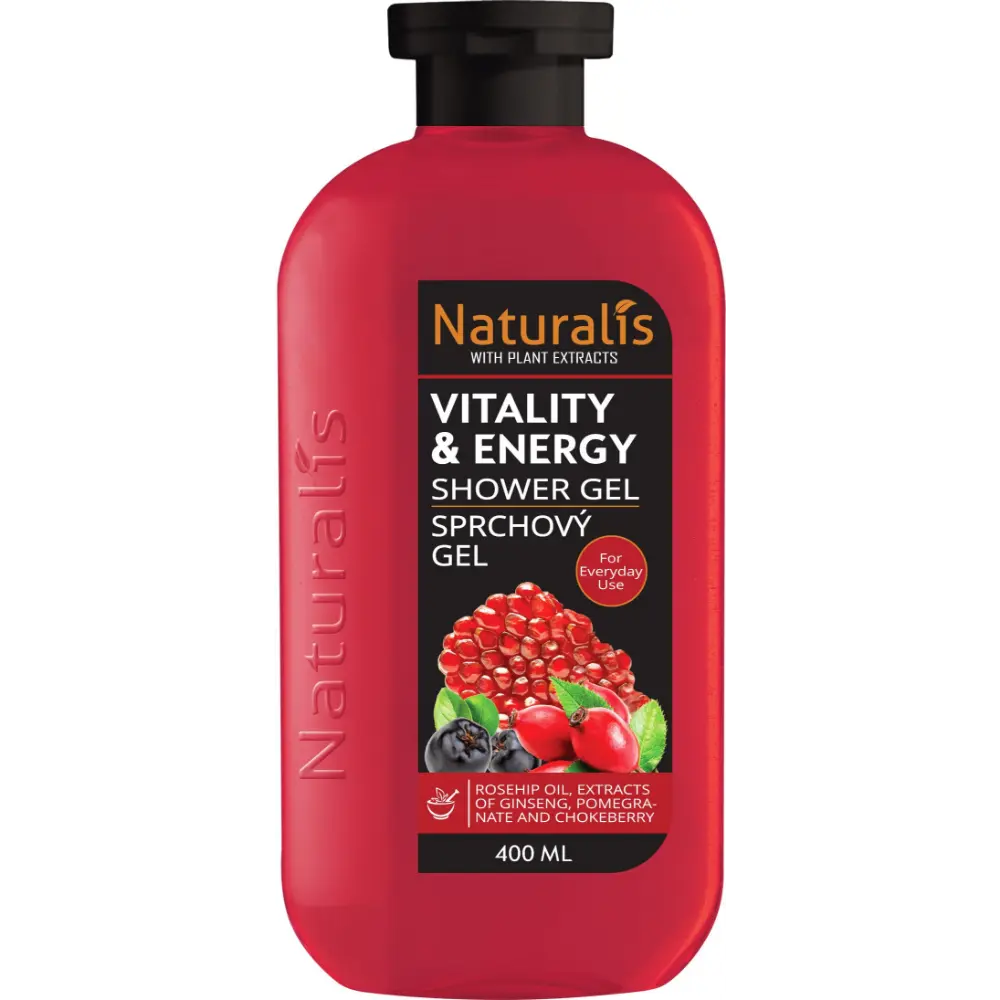 NATURALIS SUIHKUGEELI VITALITY&ENERGY 400ML