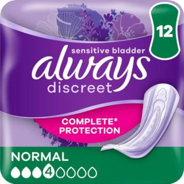 ALWAYS DISCREET NORMAL 12KPL - Keskisen Kauppa