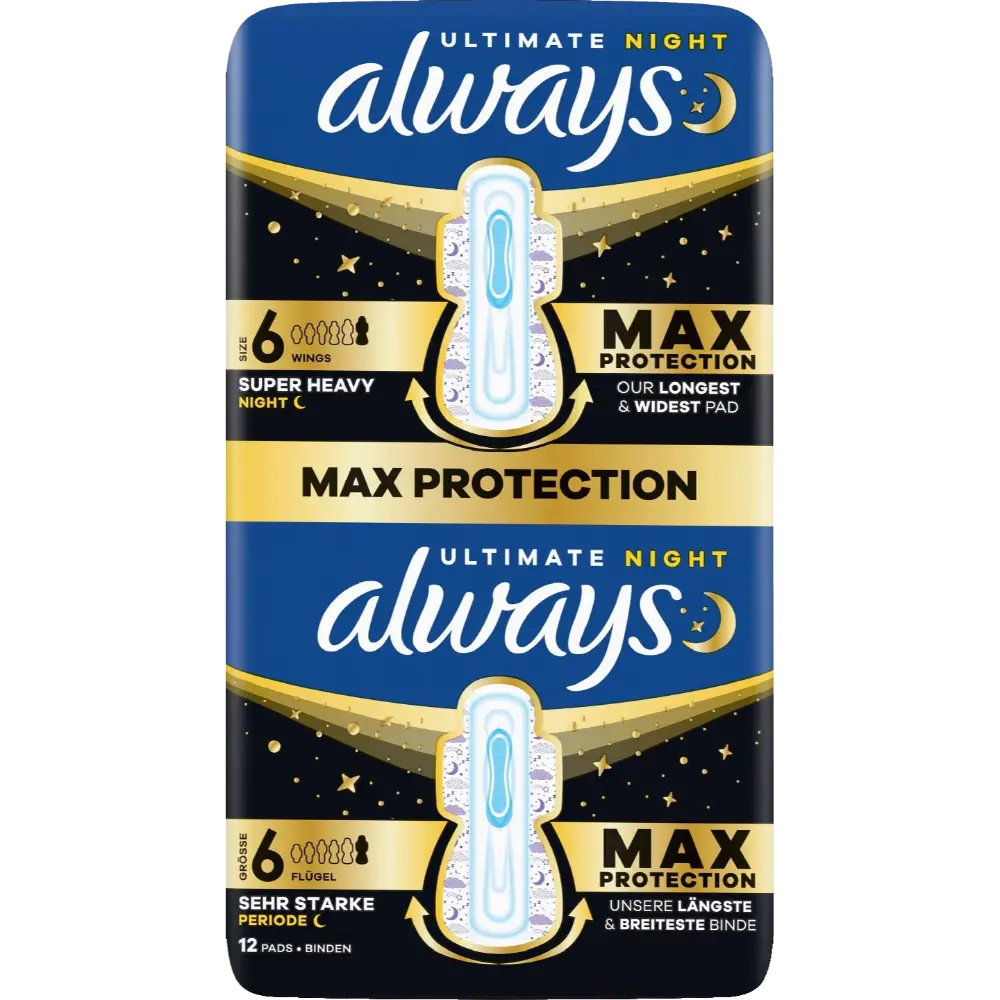 Always Ultra Ultimate Night S6 yöside12kpl