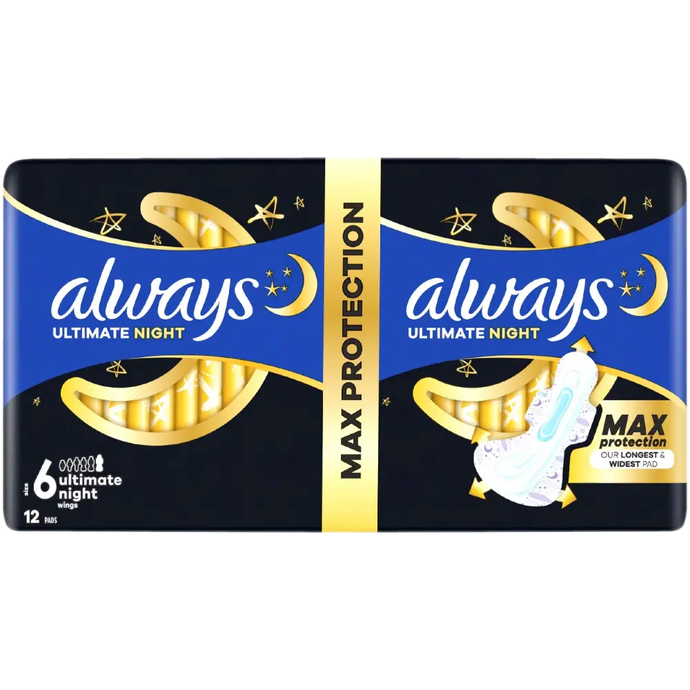 Always Ultra Ultimate Night S6 yöside12kpl