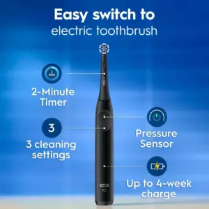ORAL-B IO 2 SÄHKÖHAMMASHARJA 612272,MUSTA
