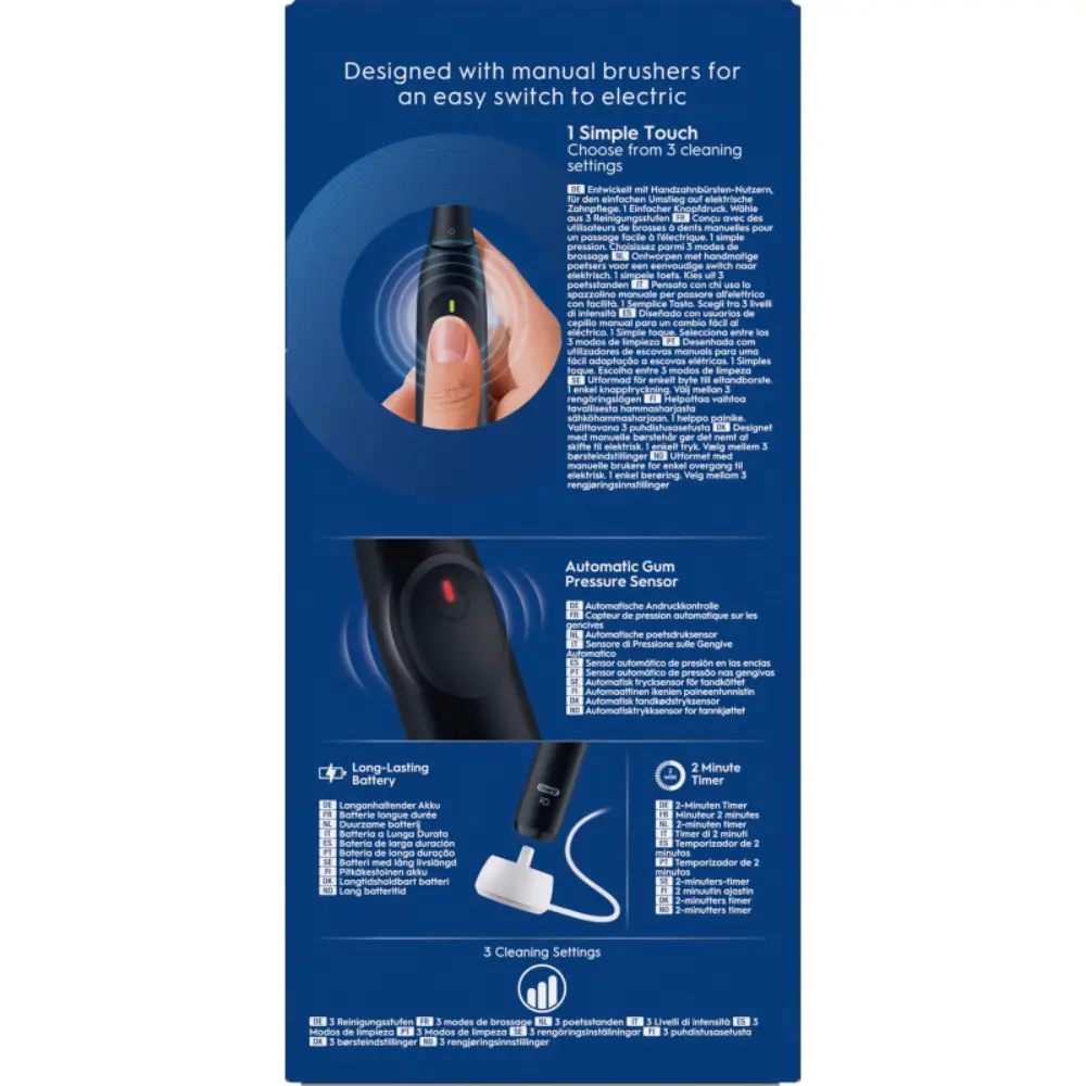 ORAL-B IO 2 SÄHKÖHAMMASHARJA 612272,MUSTA