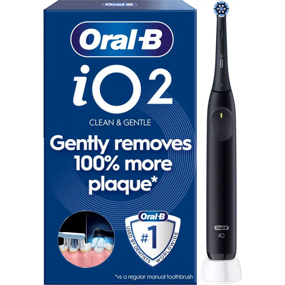 ORAL-B IO 2 SÄHKÖHAMMASHARJA 612272,MUSTA