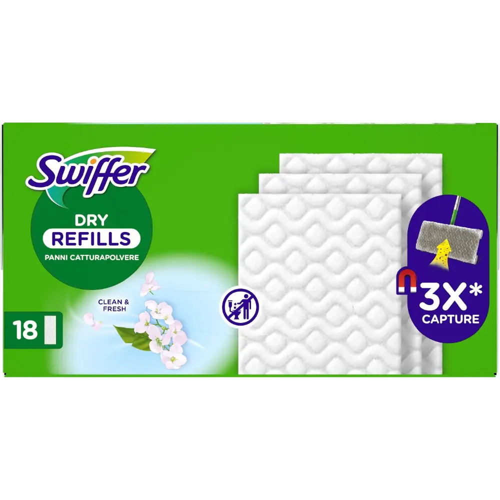 SWIFFER DRY REFILLS SCENTED PÖLYLIINA 18KPL