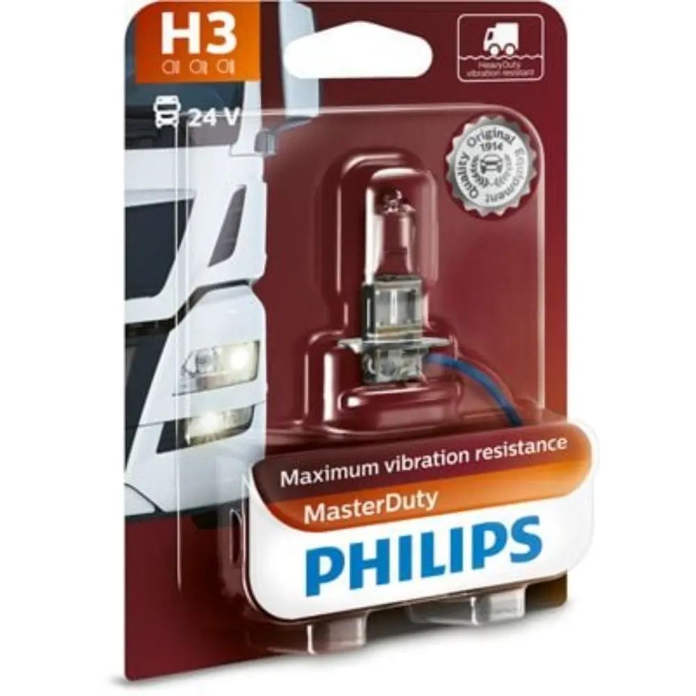 PHILIPS AJOVALOPOLTTIMO, MASTERDUTY H3 24W