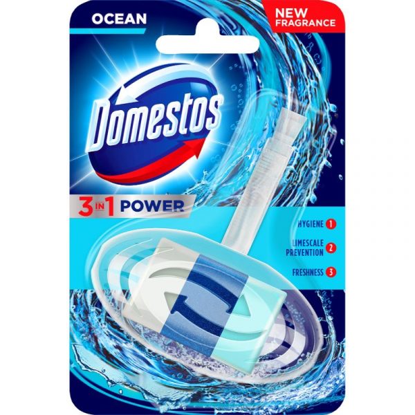 DOMESTOS 3-IN-1 OCEAN WC-RAIKASTIN