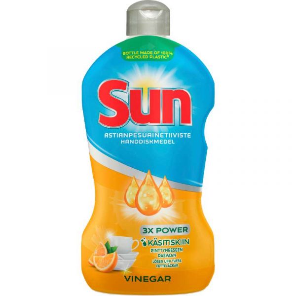 SUN POWER VINEGAR KÄSIASTIANPESUAINETIIVISTE 500 ML
