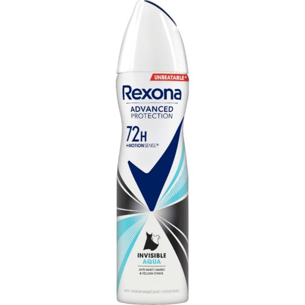 REXONA ADVANCED INVISIBLE ANTIPERSPIRANTTI SPRAY 150ML