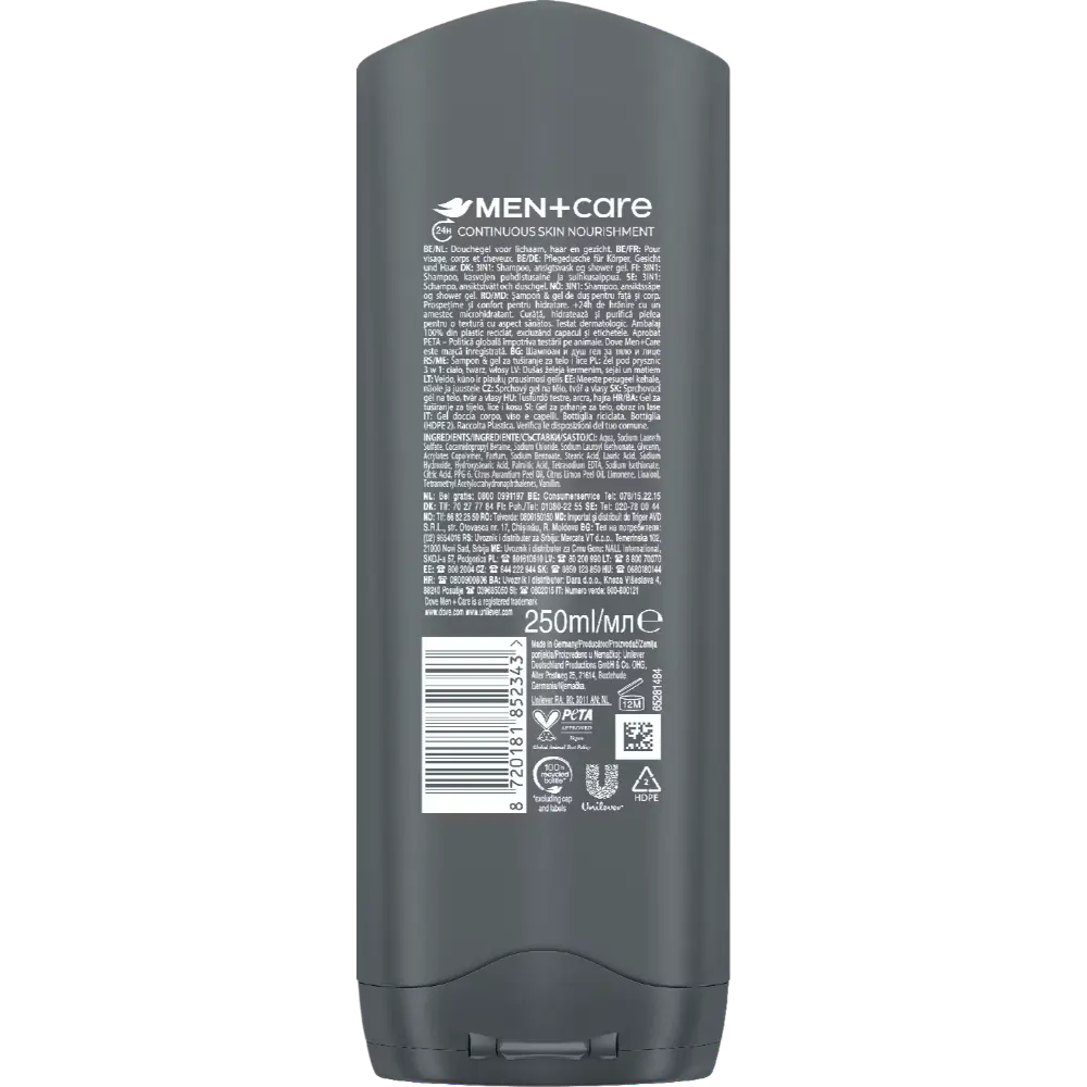 DOVE MEN+CARE 250ML ACTIVE COMFORT SUIHKUSAIPPUA