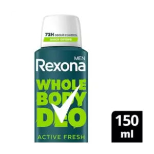 REXONA MEN WHOLE BODY DEODORANTTISPRAY ACTIVEFRESH150ML