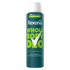REXONA MEN WHOLE BODY DEODORANTTISPRAY ACTIVEFRESH150ML