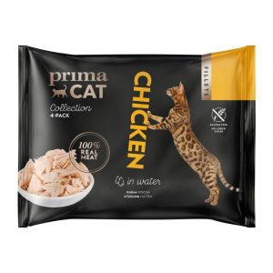 PRIMA CAT FILLETS KANAA VEDESSÄ 4X50 G